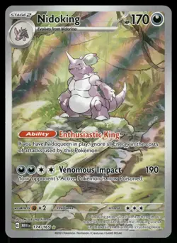 Nidoking 174/165 - S&V 151 - Illustration Rare IR - Pokemon TCG Card NM/M - Image 1
