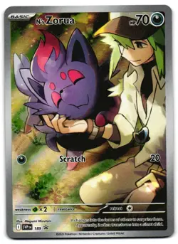 N's Zorua 189 - Scarlet & Violet Promo Pokemon TCG - LP Card - Image 1