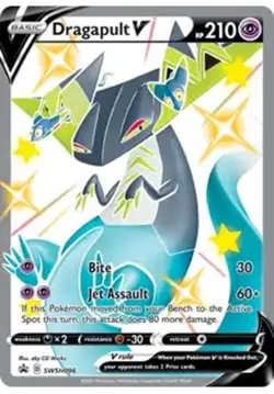 Dragapult V - SWSH096 - Pokemon Sword & Shield Promo Ultra Rare Card NM - Image 1