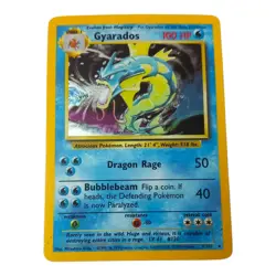 Gyarados 6/102 Base Set Holo MP WOTC Original Pokemon TCG Card Stage 1 Rare - Image 3