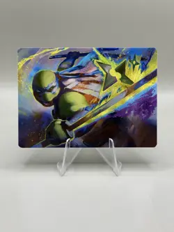 Magic MtG: Leonardo's Technique Art Card (TMNT) - Image 1