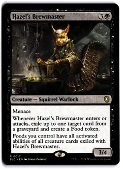 Hazel's Brewmaster NM BLC Commander: Bloomburrow MTG - Image 1