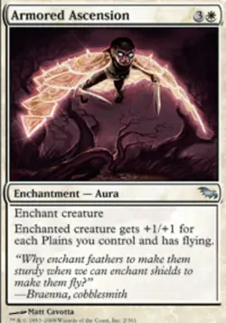 Armored Ascension x1 - Shadowmoor - NM-Mint, English - Shadowmoor - Image 1