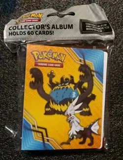 2017 POKEMON SUN & MOON CRIMSON INVASION BOOSTER PACK W/ MINI PORTFOLIO BINDER - Image 1