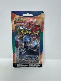 Pokemon TCG: XY Steam Siege & Roaring Skies 2-Pack Blister W/pin Factory Sealed - Image 1