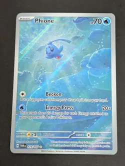 Pokemon TCG Phione Scarlet & Violet Twilight Masquerade 175/167 Illustration NM - Image 1
