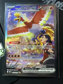 Ethans Ho-Oh ex 230/182 SIR, Destined Rivals, Full Art Holo, Pokemon TCG, NM! - Image 1