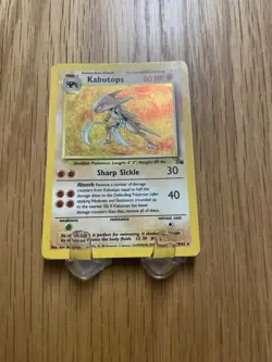 Kabutops 9/62 Fossil Set Rare Pokemon TCG HOLO - Image 5