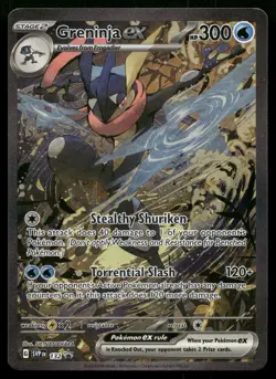 Greninja ex 132 - Shrouded Fable SVP Illustration Alt Art Promo English POKEMON - Image 1