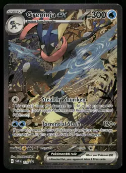 Greninja ex 132 - Shrouded Fable SVP Illustration Alt Art Promo English POKEMON - Image 1