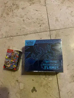 Pokemon TCG Phantasmal Flames ETB with Mega Evolutions Booster Bundle New - Image 1