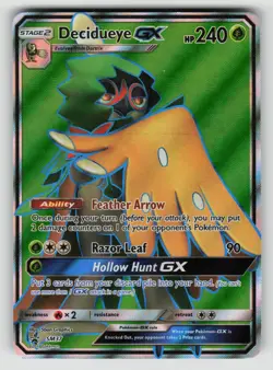 Decidueye GX SM37 Promo SM Black Star Promos Pokemon LP - Image 1