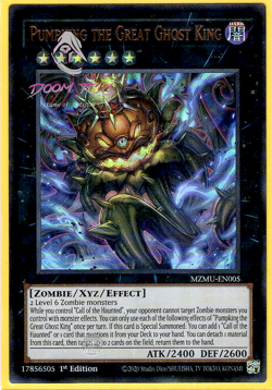 Yugioh! Pumpking the Great Ghost King MZMU-EN005 (UR) 1st Ed - Image 1