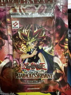2002 YuGiOh Pharaoh's Servant Blister Booster Pack Sealed Square Original Konami - Image 4