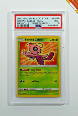 Pokemon PSA 9 Shining Celebi #SM79 Holo Black Star Promo 2017 English - Image 1