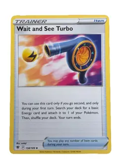 New: 2022 Pokemon TCG Wait and See Turbo 158 Astral Radiance Regular Uncommon - Image 1