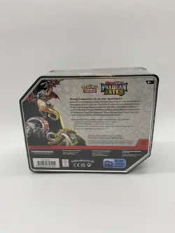 Pokemon Paldean Fates Great Tusk Ex Tin 5 Packs New Sealed - Image 2