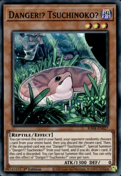 Danger!U TsuchinokoU - Super Rare 1st Edition RA04-EN027 - NM - YuGiOh - Image 1