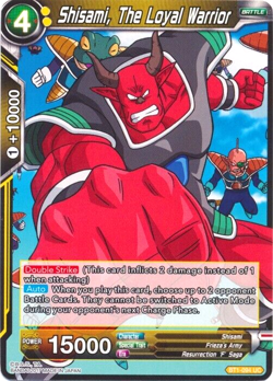 Dragon Ball Super Card BT1-094 UC Shisami, The Loyal Warrior Near Mint - Image 1