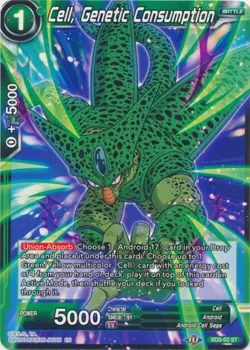 Dragon Ball Super Card XD3-02 ST Cell, Genetic Consumption Near Mint - Image 1