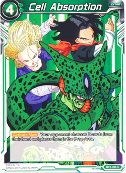 Dragon Ball Super Card BT2-096 C Cell Absorption Near Mint - Image 1