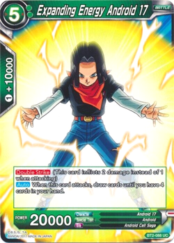 Dragon Ball Super Card BT2-088 UC Expanding Energy Android 17 Near Mint - Image 1