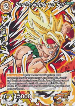 Dragon Ball Super Card DB1-100 DPR Bardock, Father and Son Near Mint - Image 1