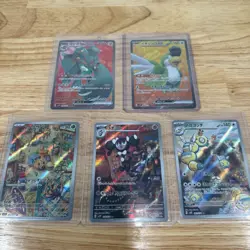 Lot of 5 Pokemon TCG sv2P Snow Hazard Japanese Cards NM/M Art Rare AR & ex - Image 1