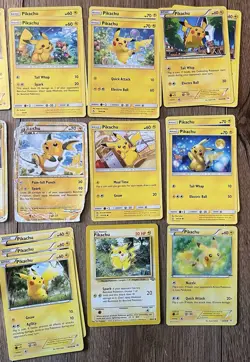 Pokemon Pikachu & Raichu Card Lot (25 Cards, Figures & Coin) - Image 2