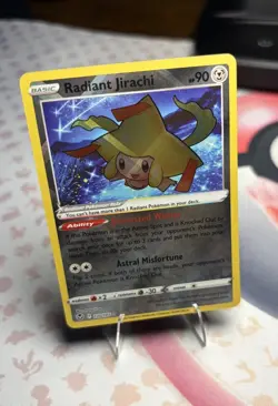 Pokemon TCG Radiant Jirachi Card 120/195 Swsh12: Sword & Shield Silver Tempest - Image 1