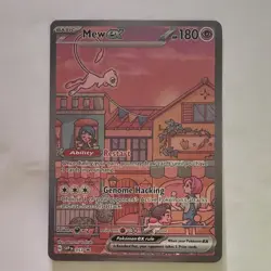 Mew Ex 053 Sv: Scarlet & Violet Promo Holo Pokemon Card 180 HP EX - Image 1