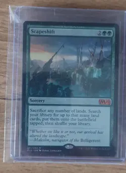 MTG Magic the Gathering Scapeshift Mythic Card M19 - Image 1