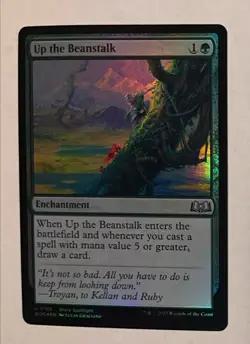Up the Beanstalk Foil (195) Wilds of Eldraine WOE MTG Magic The Gathering - Image 2