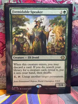 Formidable Speaker Lorwyn Eclipse Gem Mint MTG - Image 1