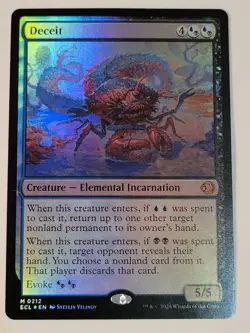 Deceit -Foil- Lorwyn Eclipsed Mythic ECL 212 mtg NM/M - Image 1