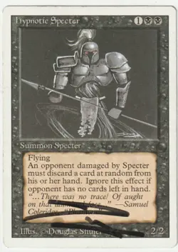 Revised Edition Hypnotic Specter Signed by Douglas Shuler - Image 1