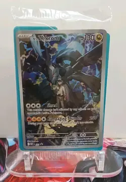 N's Zekrom 031 Ascended Heroes ETB SEALED Pokemon Black Star Promo Holo - Image 1