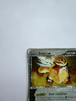 Pokemon Rocket's Entei ex Ultra Rare Holo Team Rocket Returns 97/109 English - Image 3