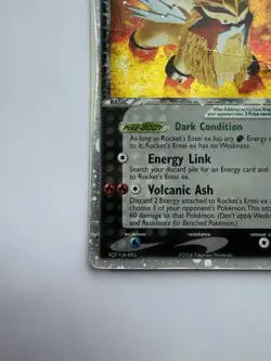Pokemon Rocket's Entei ex Ultra Rare Holo Team Rocket Returns 97/109 English - Image 4