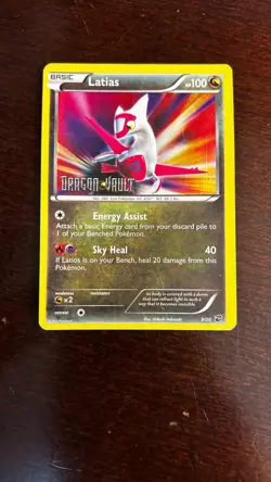 Pokemon TCG - LATIAS Stamped 9/20 - Holo Ultra Rare - 2012 Dragon Vault LP #9 - Image 1