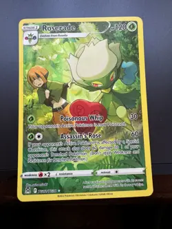 2022 Pokemon Roserade TG02/TG30 Swsh11: Lost Origin Trainer Gallery Holo - Image 1