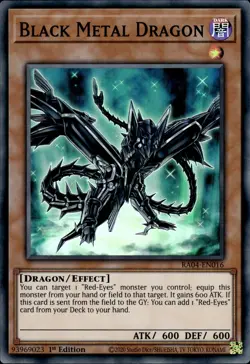 Black Metal Dragon - Super Rare 1st Edition RA04-EN016 - NM - YuGiOh - Image 1