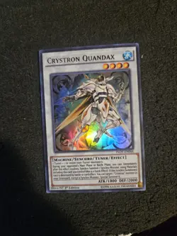 1x Crystron Quandax - Ultra Rare - INOV-EN044 - 1st Ed - Image 1