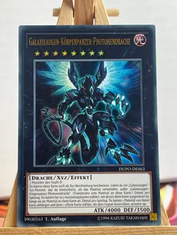 Galaxieaugen-Korperpanzer-Photonendrache DUPO-DE063 Ultra Rare NM Deutsch YUGIOH - Image 1