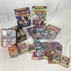 Yu-Gi-Oh! Bulk Card Lot w Tin & DVDs, 1st Ed. Legacy of Darkness (L4) CP#8683 - Image 1