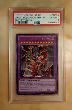 Yu-Gi-Oh 2017 Armityle The Chaos Phantom PSA 10 GEM MINT DUSA-EN099 1st Edition - Image 1