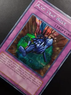 YUGIOH 2003 | ACID TRAP HOLE | SDD-E002 | PRISMATIC SCR | PROMO | EXCELLENT (LP) - Image 4
