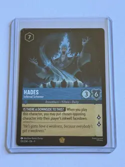 Hades Infernal Schemer 151 Disney Lorcana Fabled 2025 Near Mint Legendary - Image 1