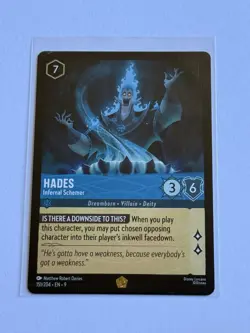 Hades Infernal Schemer 151 Disney Lorcana Fabled 2025 Near Mint Legendary - Image 3