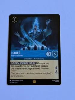 Hades Infernal Schemer 151 Disney Lorcana Fabled 2025 Near Mint Legendary - Image 5